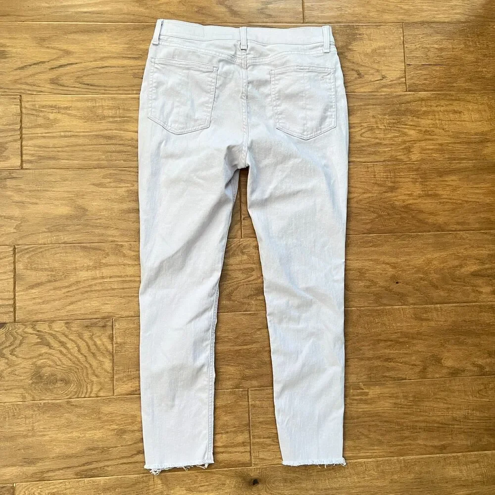 Rag & Bone Jeans Women's Size 32 High Rise Ankle Skinny Lilac Purple - Picture 2 of 10
